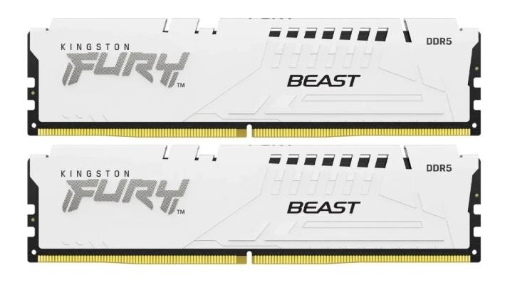 Изображение Оперативная память 2x32 GB DDR5 Kingston Fury Beast White (48000 Мб/с, 6000 МГц, CL30)