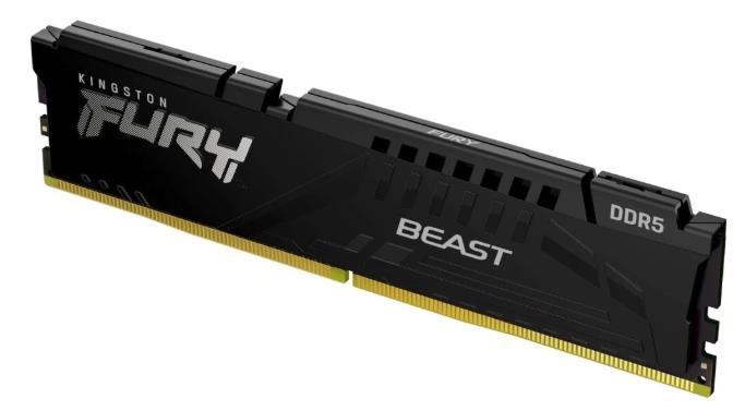 Изображение Оперативная память 16 GB DDR5 Kingston Fury Beast (54400 МБ/с, 6800 МГц, CL34)