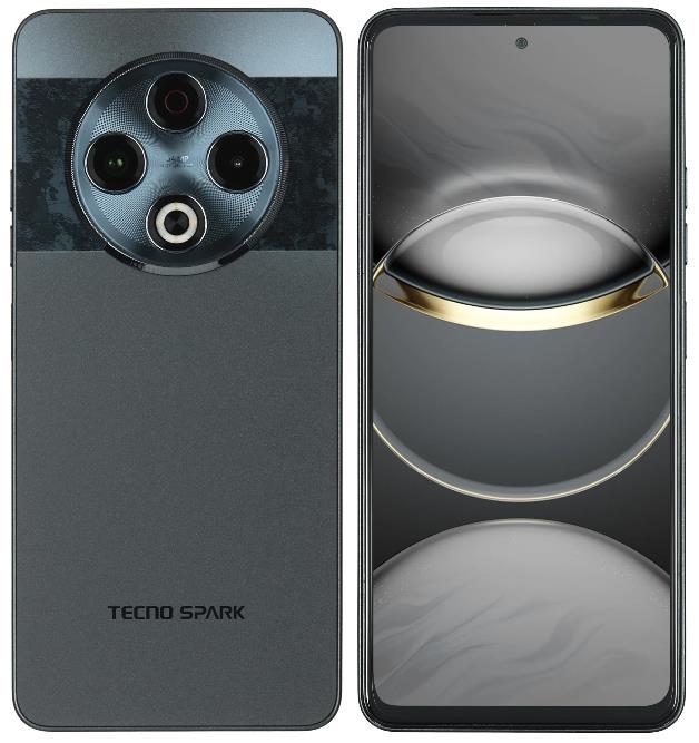 Изображение Смартфон TECNO SPARK 30 (128 Гб/8 Гб) черный
