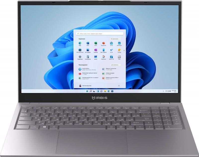 Изображение Ноутбук Irbis 15NBP3513D (Intel 1335U 1300 МГц/ SSD 512 ГБ  /RAM 16 ГБ/ 15.6" 1920x1080/VGA встроенная/ Без ОС) (15NBP3513D)
