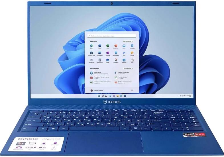 Изображение Ноутбук Irbis BlizzardBook (AMD 3200U 2600 МГц/ SSD 512 ГБ  /RAM 16 ГБ/ 15.6" 1920x1080/VGA встроенная/ Windows 11 Pro) (15NBC1000N)