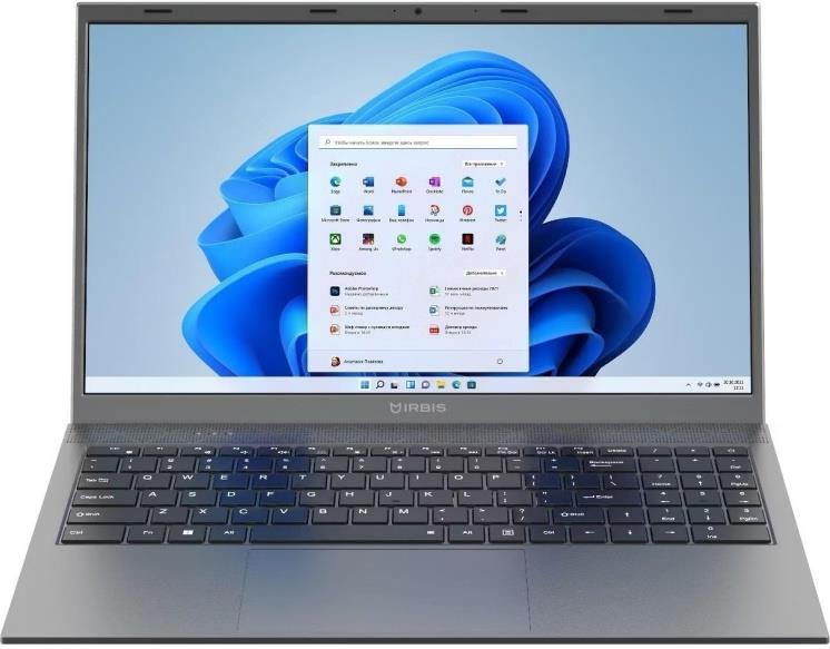 Изображение Ноутбук Irbis Blizzard (AMD 5825U 2000 МГц/ SSD 512 ГБ  /RAM 16 ГБ/ 15.6" 1920x1080/VGA встроенная/ Windows 11 Pro) (15NBC1009G)