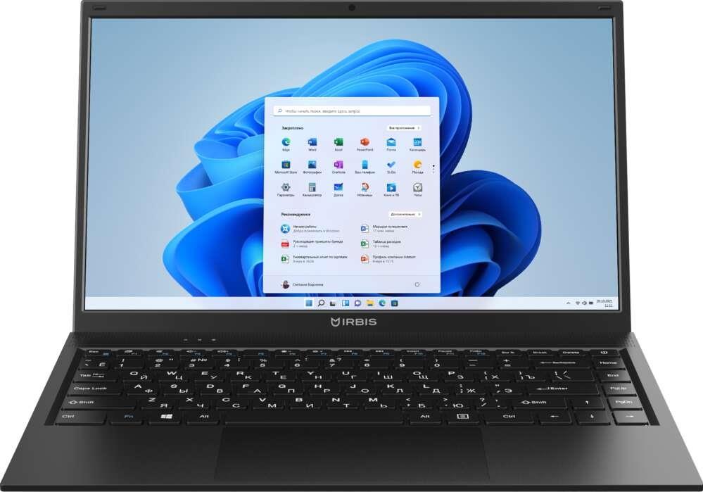 Изображение Ноутбук Irbis Breeze (Intel N4000 1100 МГц/ SSD 128 ГБ  /RAM 4 ГБ/ 14" 1920x1080/VGA встроенная/ Windows 11 Pro) (14NBC1003)