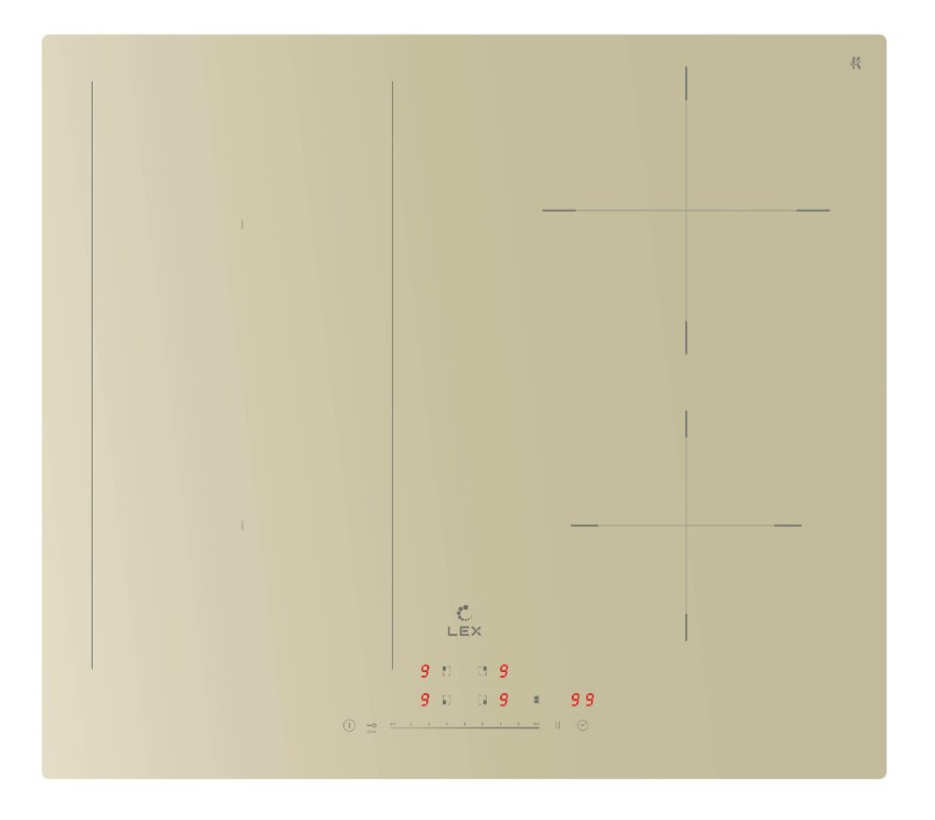 Изображение Варочная панель LEX EVI 641A IV (слоновая кость)