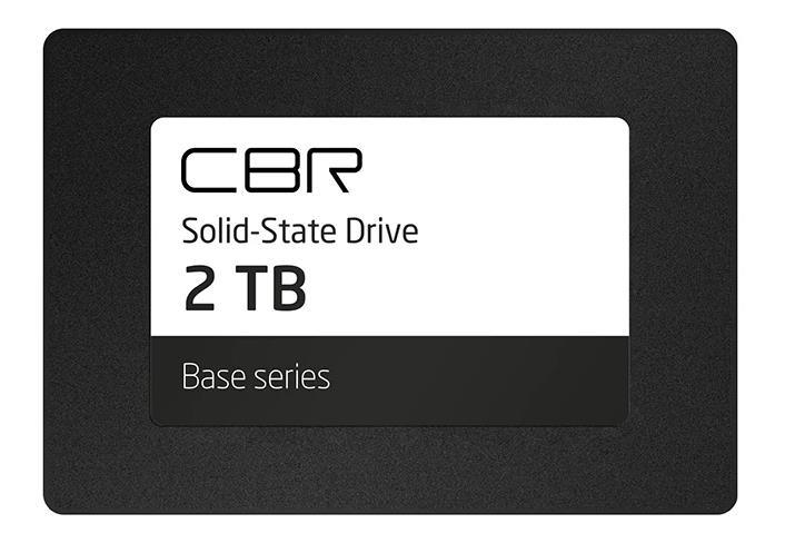 Изображение SSD диск CBR Base 2048 Гб 2.5" (SSD-002TB-2.5-BS24b)