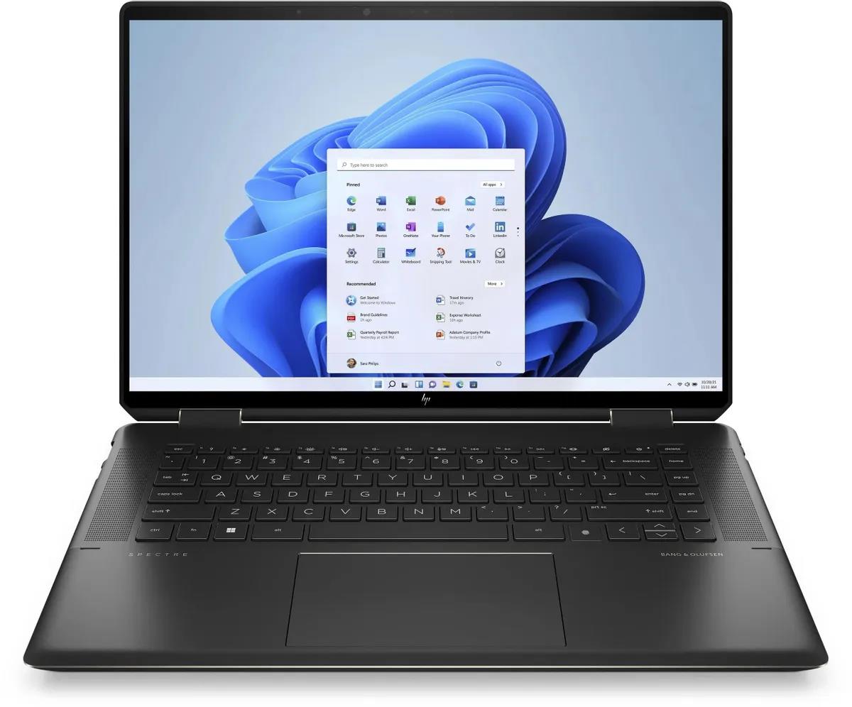 Изображение Ноутбук HP Spectre x360 16-f1022nn (Intel 1260P 2100 МГц/ SSD 1024 ГБ  /RAM 16 ГБ/ 16" 3840x2400/VGA дискретная/ Windows 11 Home) (7N7G2EA)