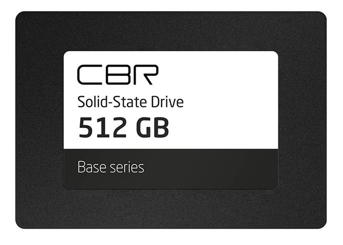 Изображение SSD диск CBR Base 512 Гб 2.5" (SSD-512GB-2.5-BS24b)