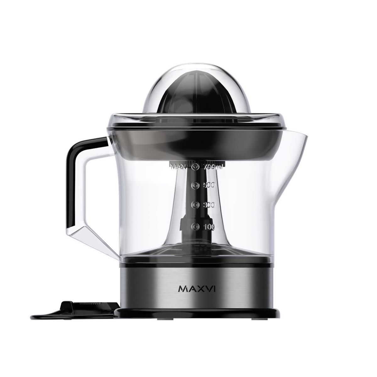 Изображение Соковыжималка MAXVI SG402 silver-black (ручная для цитрусовых/40 Вт /черный, серебристый)