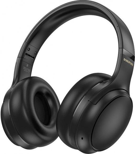 Изображение Bluetooth-гарнитура/наушники BOROFONE BO29 Plus Alegre Black (черный)