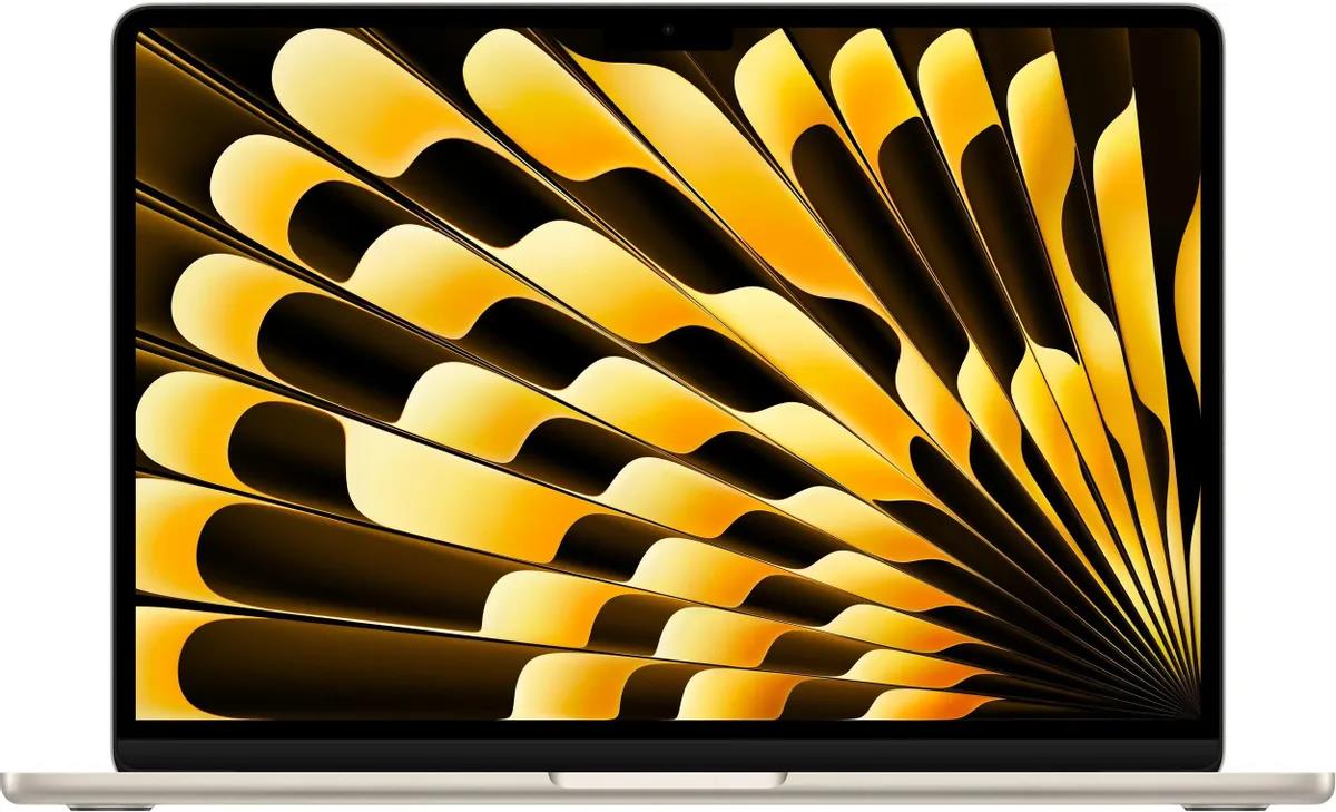 Изображение Ноутбук Apple MacBook Air 13 M3 A3113 (Apple M3 4000 МГц/ SSD 512 ГБ  /RAM 8 ГБ/ 13.6" 2560x1664/VGA встроенная/ macOS) (MRXU3ZP/A)