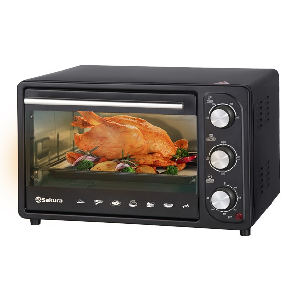 Изображение Электропечь Sakura SA-7003B (16 л /1200 Вт /черный)