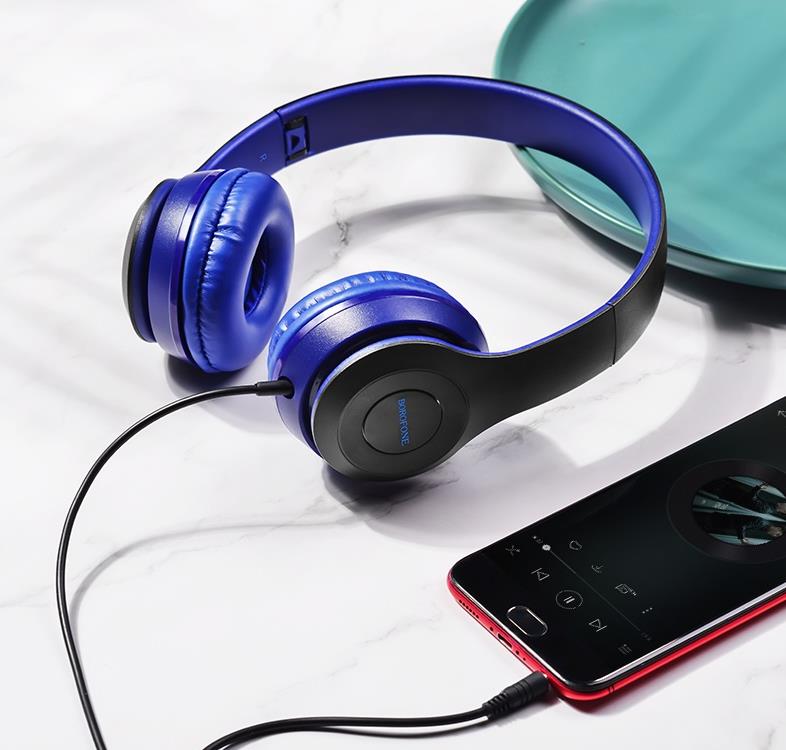 Изображение Наушники BOROFONE (6931474709936) BO5 Star Sound синий