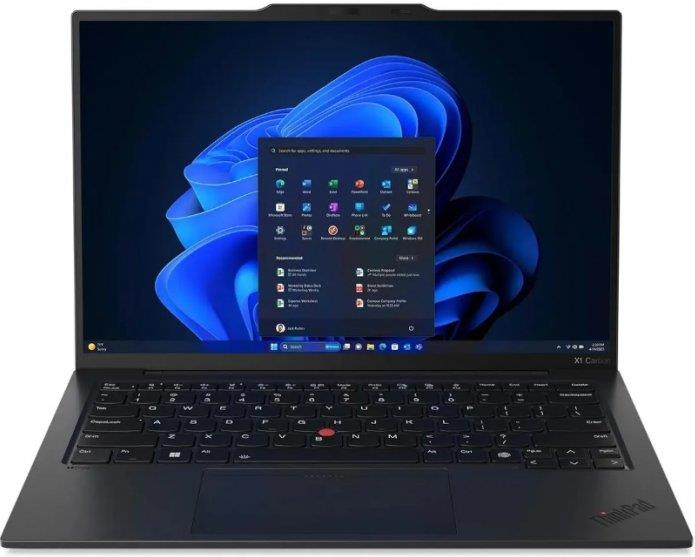 Изображение Ноутбук Lenovo ThinkPad X1 Carbon Gen 12 (Intel 155H 1400 МГц/ SSD 1024 ГБ  /RAM 16 ГБ/ 14" 2880x1800/VGA встроенная/ Windows 11 Pro) (21KDA04RCD_02)