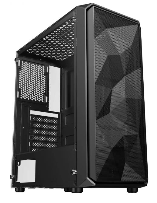 Изображение Корпус Oklick OCC-MD303 Black (mATX, ATX, Mini-ITX, черный, без БП)/(OCC-MD303)