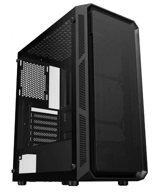 Изображение Корпус Oklick OCC-MD301 Black (mATX, ATX, Mini-ITX, черный, без БП)/(OCC-MD301)