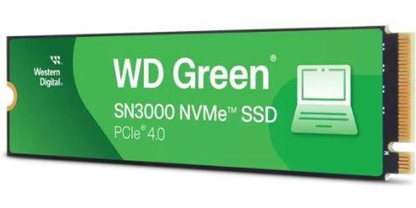 Изображение SSD диск Western Digital Green SN3000 500 Гб 2280 (WDS500G4G0E)