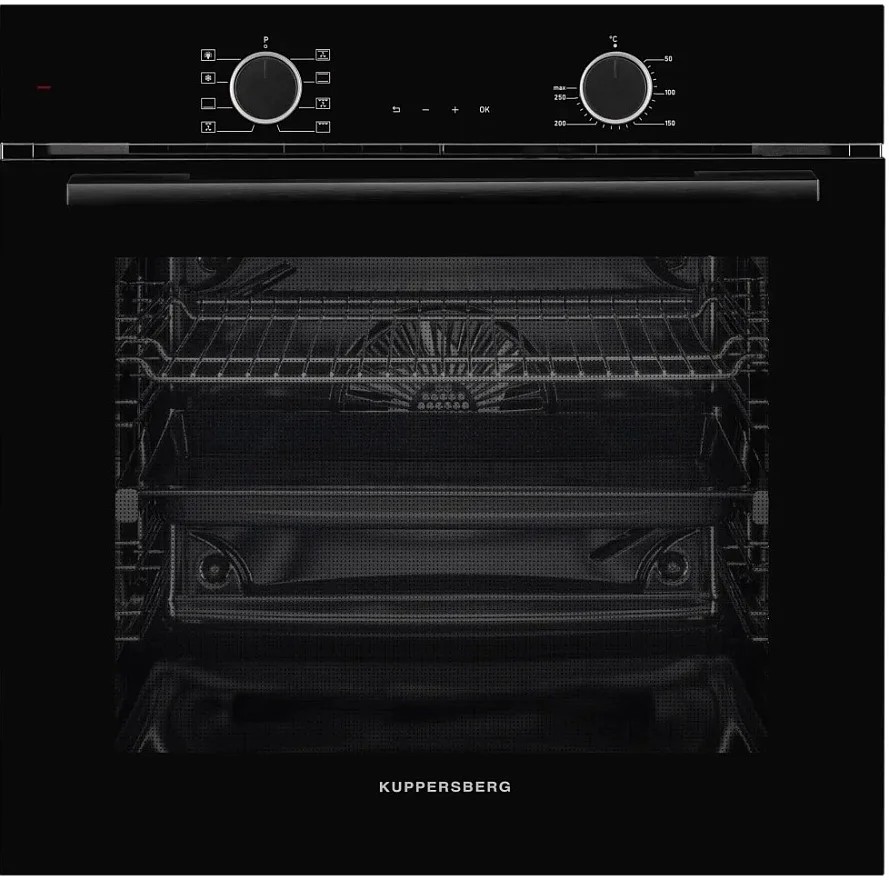Изображение Духовой шкаф Kuppersberg HF 608 B (80 л , чёрный)
