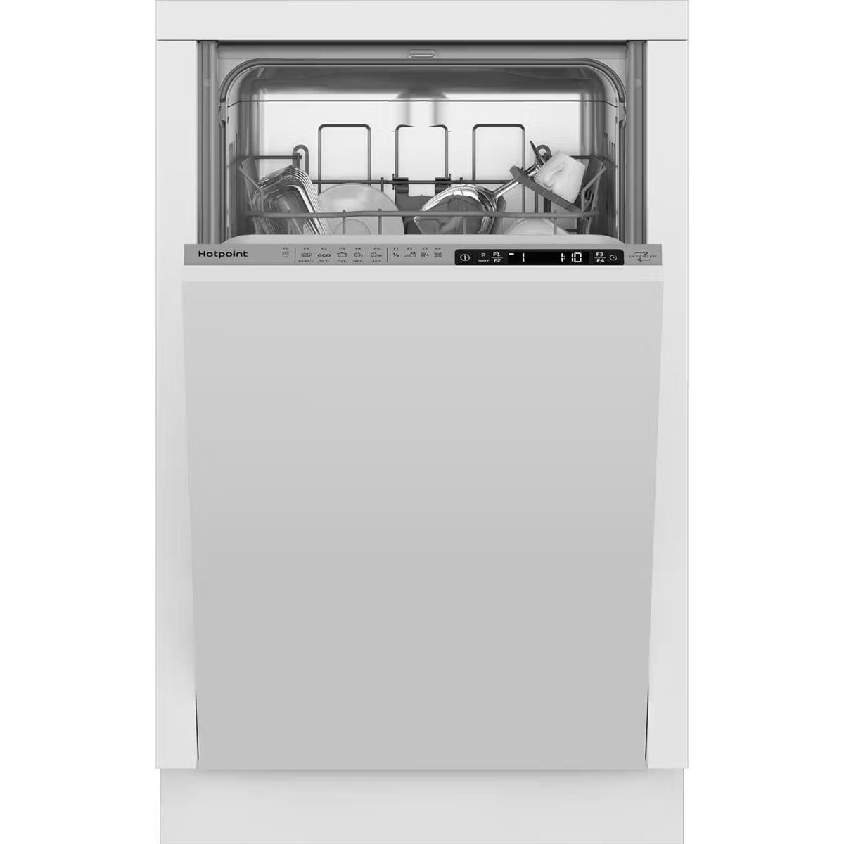 Изображение Встраиваемая посудомоечная машина HOTPOINT HIS 1C56W (узкая, 10 комплектов)