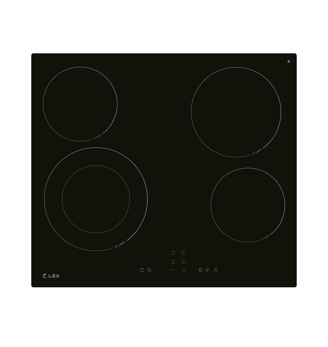 Изображение Варочная панель LEX EVH 641A BL (черный)