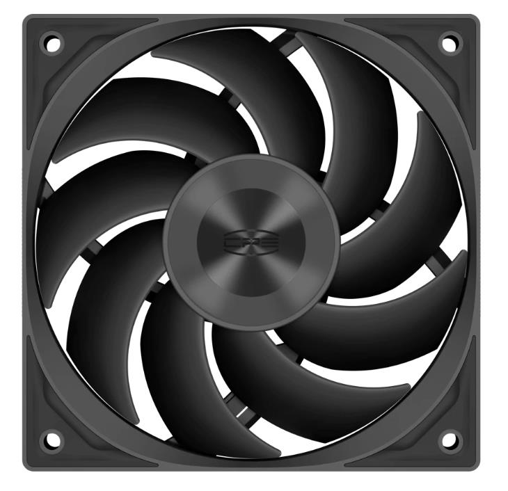 Изображение Вентилятор PCcooler F5 R120 Black (2000 об/мин , 120x120x25 мм,4-pin PWM)