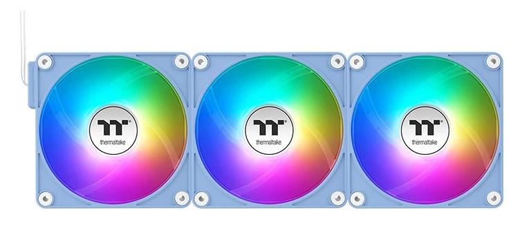 Изображение Вентилятор Thermaltake CT120 EX Reverse ARGB Sync PC Cooling Fan Hydrangea Blue (2000 об/мин , 120x120x25 мм,4-pin PWM)
