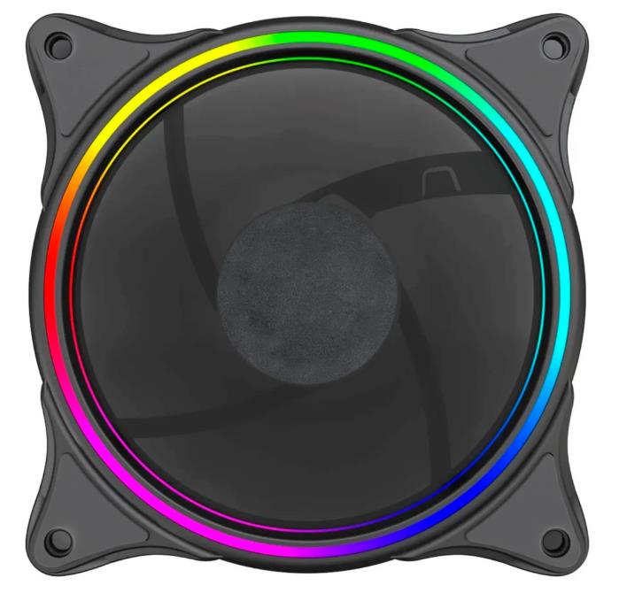 Изображение Вентилятор Bloody BD-CF120ARGB3 Black (1600 об/мин , 120x120x25 мм,4-pin PWM)