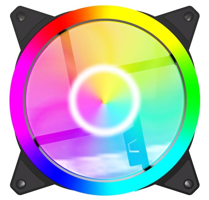 Изображение Вентилятор Bloody BD-CF120ARGB4 Black (1600 об/мин , 120x120x25 мм,4-pin PWM)
