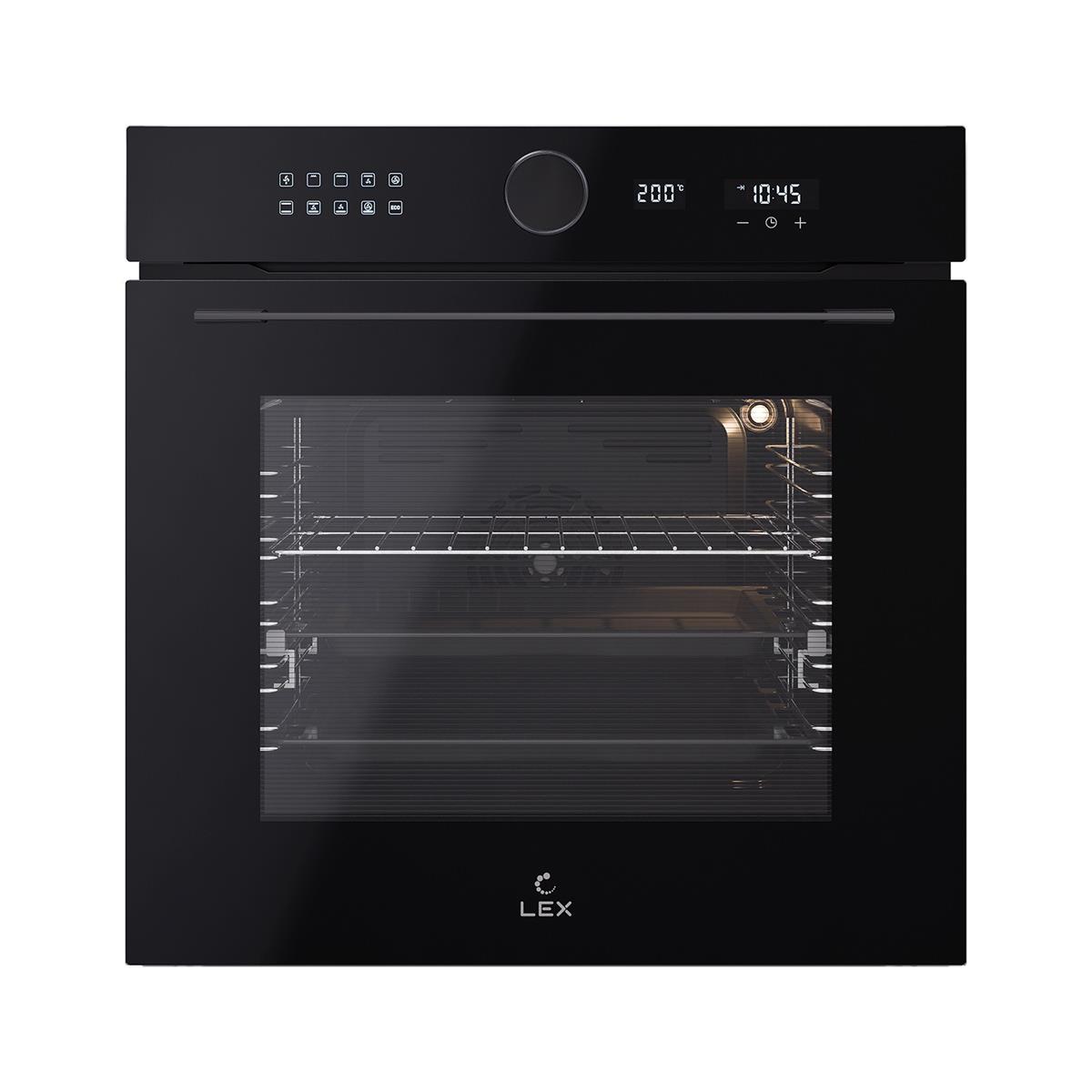 Изображение Духовой шкаф LEX EDM 1002 ONE BL (72 л , чёрный)