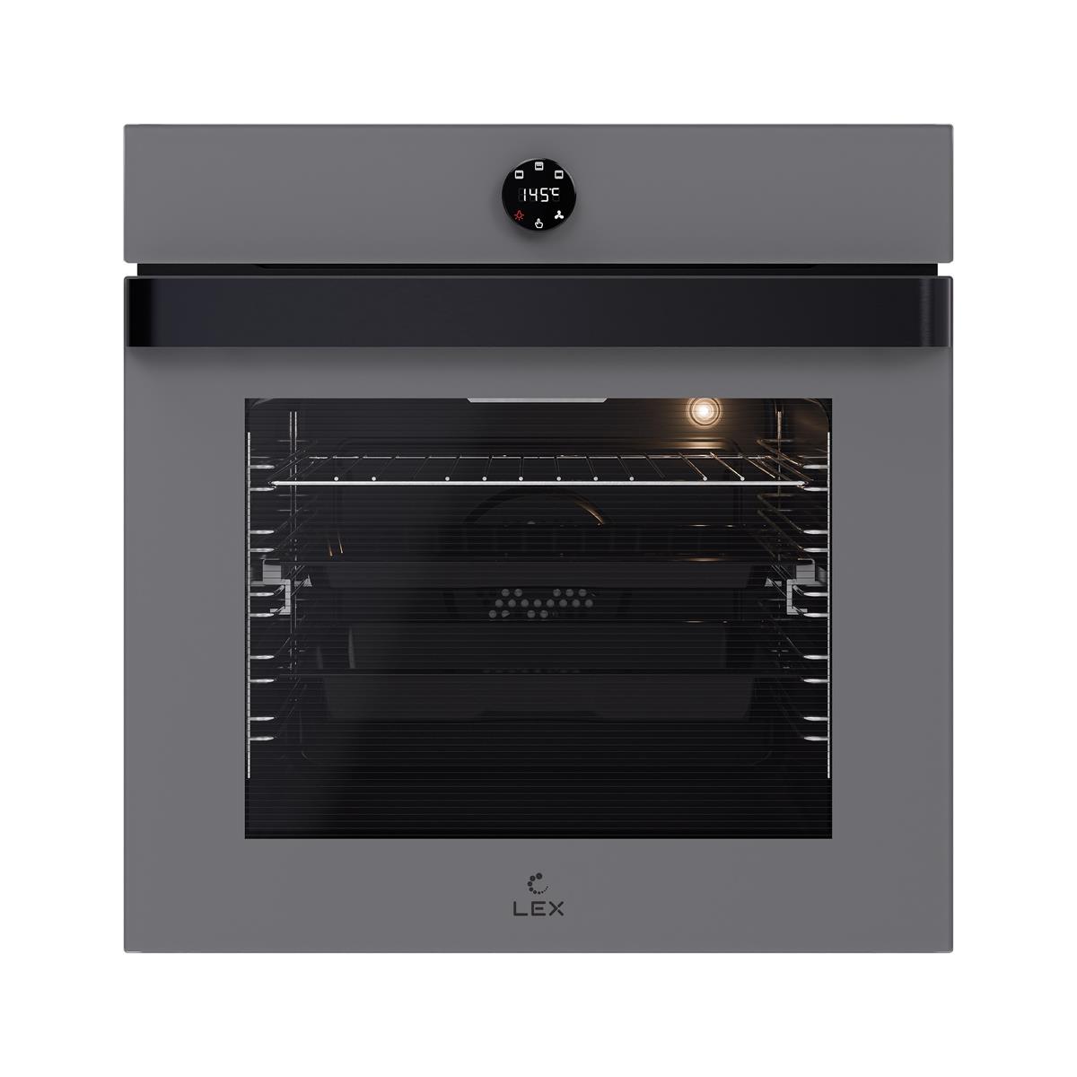 Изображение Духовой шкаф LEX EDP 607 GR WIDE SERIES (72 л , серый)