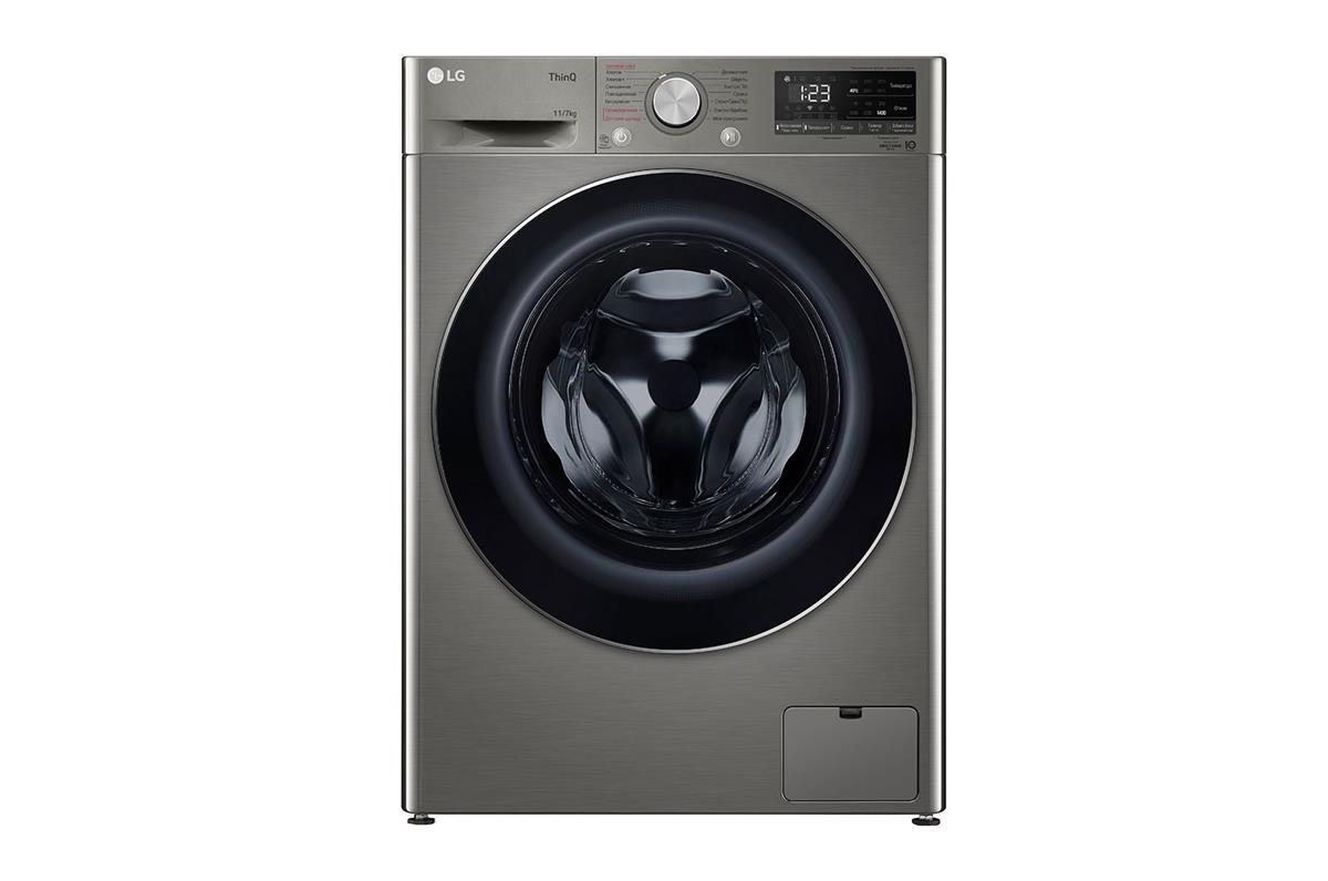 Изображение Стиральная машина LG TW4V5EG2S, серый (фронтальная, 11 кг, 1400 об/мин )