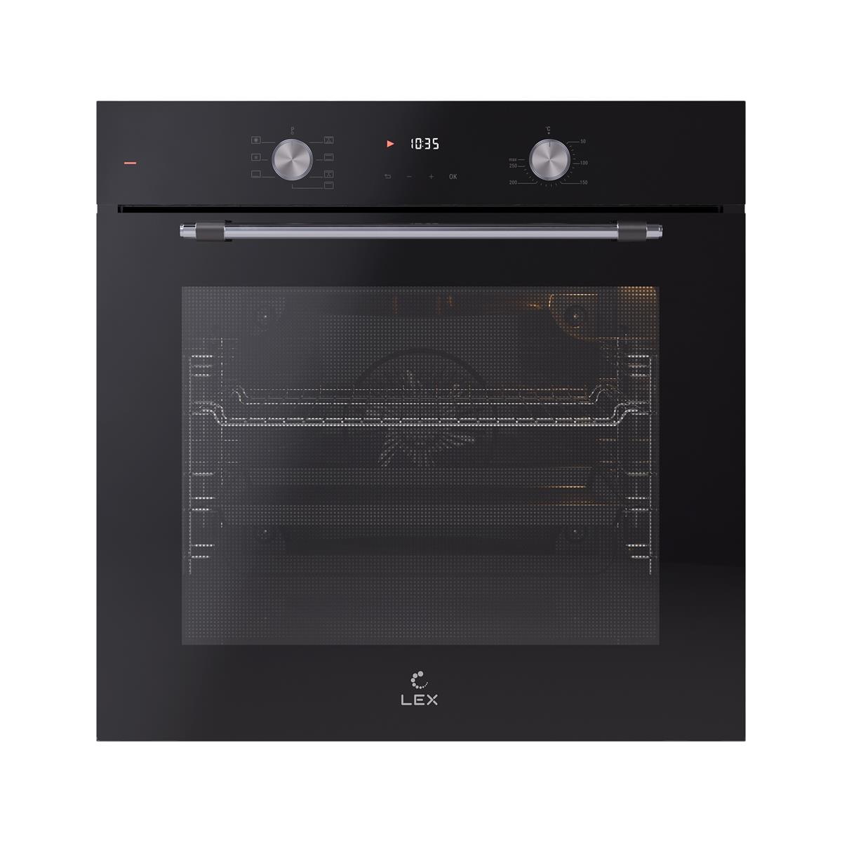 Изображение Духовой шкаф LEX EDP 671 BL MAX (78 л , чёрный)