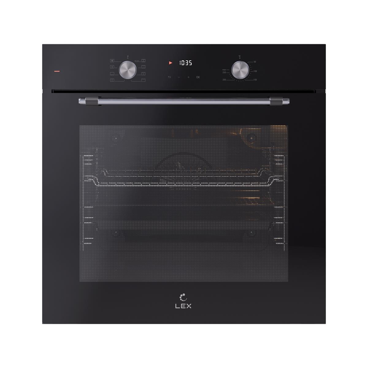 Изображение Духовой шкаф LEX EDP 680 BL MAX (78 л , чёрный)