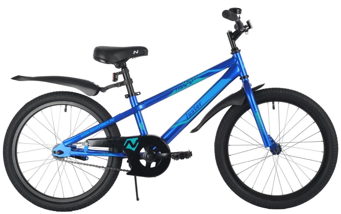 Изображение Велосипед Novatrack Juster 20 (163077) (синий/20 "/12.0 ")-2023 года 205JUSTER.BL23