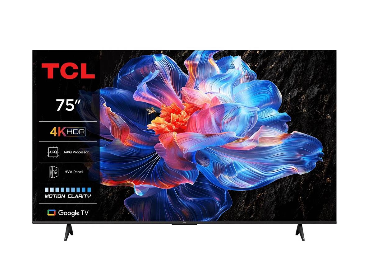 Изображение Телевизор TCL 75P6K 75" HDR, 4K Ultra HD Smart TV черный