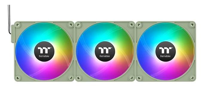 Изображение Вентилятор Thermaltake CT120 EX ARGB Sync PC Cooling Fan Matcha Green (2000 об/мин , 120x120x25 мм,4-pin PWM)