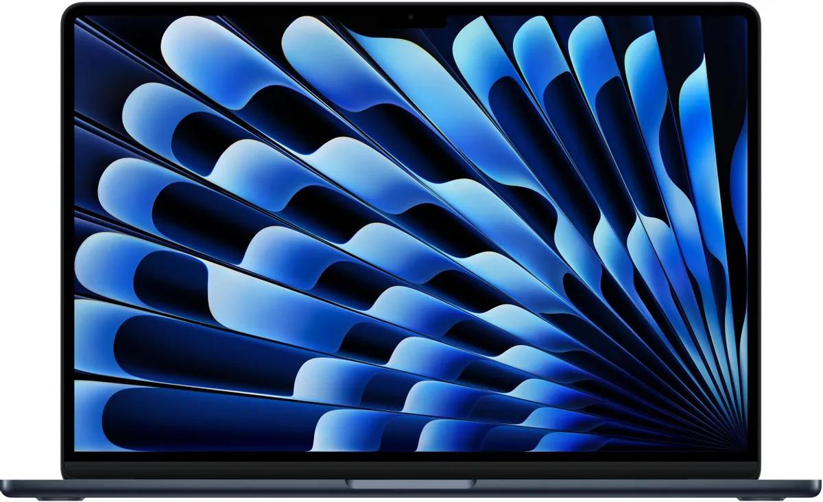 Изображение Ноутбук Apple MacBook Air A3241 (Apple M4 4000 МГц/ SSD 256 ГБ  /RAM 16 ГБ/ 15.3" 2880x1864/VGA встроенная/ macOS) (MW1L3HN/A)