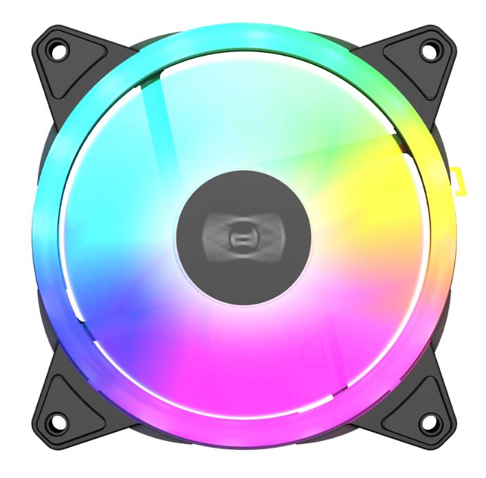 Изображение Вентилятор PCcooler F3 T120 ARGB Black (1800 об/мин , 120x120x25 мм,4-pin PWM)