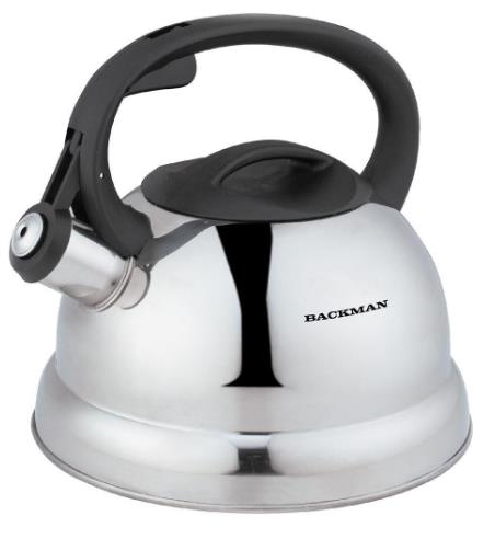 Изображение Чайник BACKMAN BM-0722 (2,7, л л /серебристый)