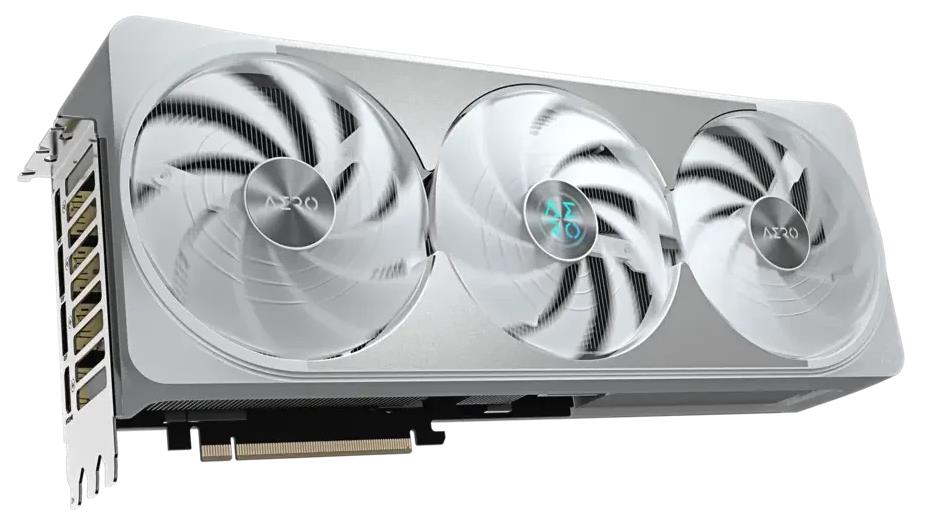Изображение Видеокарта GIGABYTE Nvidia GeForce RTX 5070 Ti AERO OC 16Gb 16 Гб (GeForce RTX 5070 Ti, GDDR7)/(GV-N507TAERO OC-16GD 1.0)