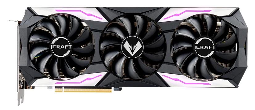 Изображение Видеокарта Maxsun Nvidia GeForce RTX 3060 OC 12Gb 12 Гб (NVIDIA GeForce RTX 3060, GDDR6)/(RTX3060 ICRAFT OC 12G S1)