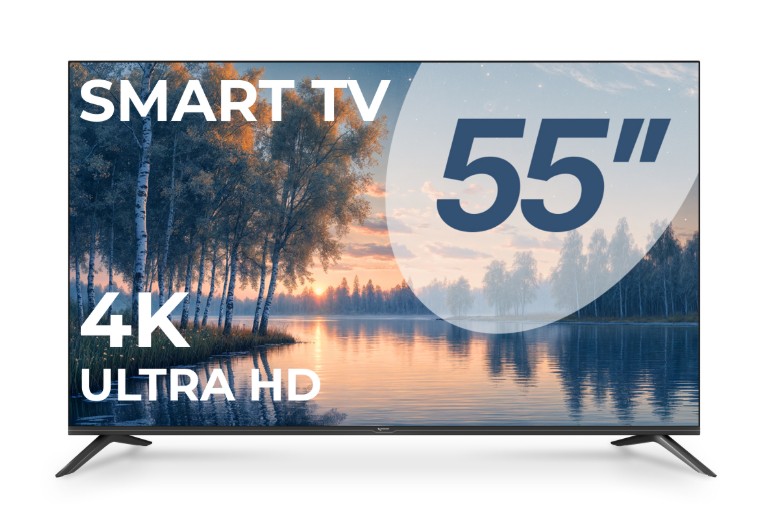 Изображение Телевизор Триколор H55UC2 55" HDR, 4K Ultra HD Smart TV черный