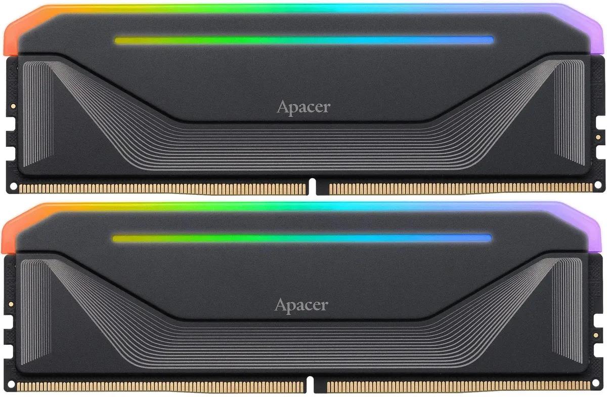 Изображение Оперативная память 2x32 GB DDR5 Apacer NOX RGB (51200 Мб/с, 6400 МГц, CL36)