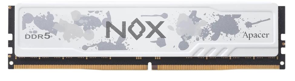 Изображение Оперативная память 1x32 GB DDR5 Apacer NOX White (49600 Мб/с, 6200 МГц, CL40)