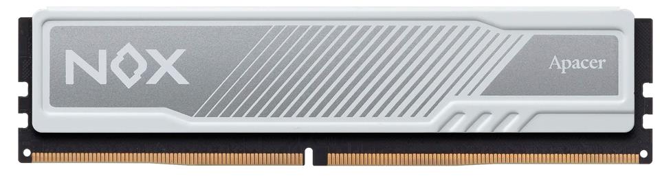 Изображение Оперативная память 8 GB DDR4 Apacer NOX White (28800 МБ/с, 3600 МГц, CL18)