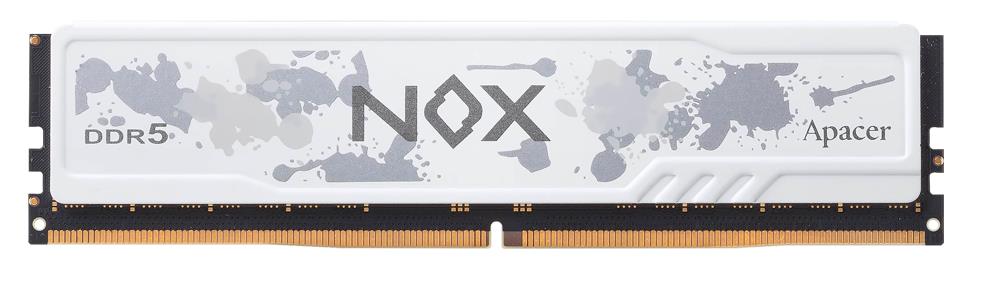 Изображение Оперативная память 16 GB DDR5 Apacer NOX White (41600 Мб/с, 5200 МГц, CL40)