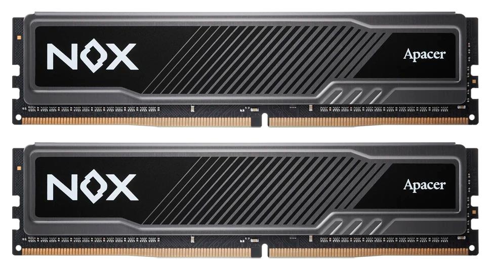 Изображение Оперативная память 2х8 GB DDR4 Apacer NOX Black (21300 МБ/с, 2666 МГц, CL16)