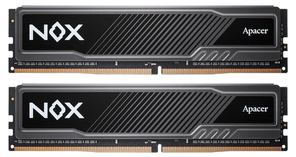 Изображение Оперативная память 2x16 GB DDR4 Apacer NOX Black (21300 МБ/с, 2666 МГц, CL16)