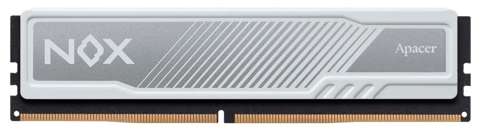 Изображение Оперативная память 8 GB DDR4 Apacer NOX White (25600 МБ/с, 3200 МГц, CL16)