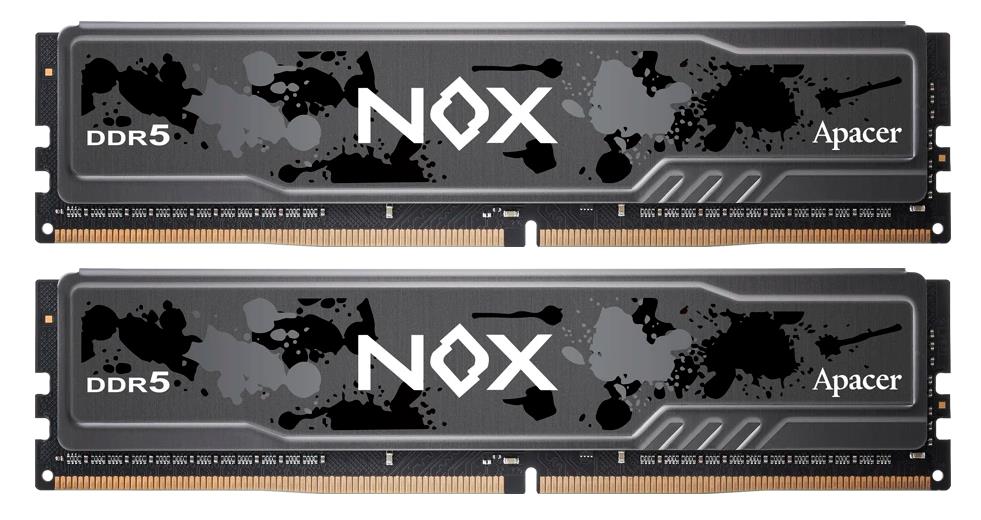 Изображение Оперативная память 2x32 GB DDR5 Apacer NOX Black (48000 Мб/с, 6000 МГц, CL40)