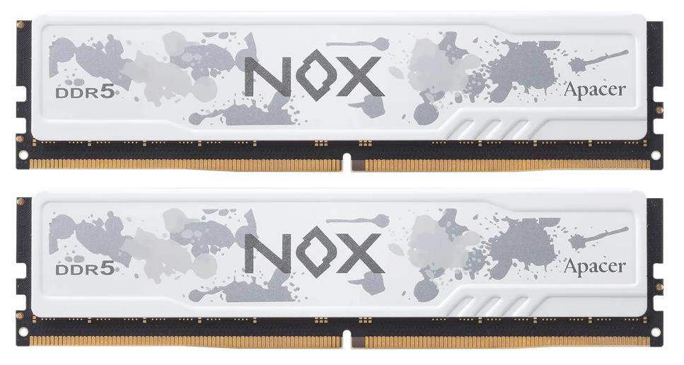 Изображение Оперативная память 2x32 GB DDR5 Apacer NOX White (48000 Мб/с, 6000 МГц, CL40)